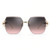 Women's Sunglasses Cat Eye Designer Diamond Cut Lens Oversized Fancy Elegant Rimless