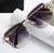 Women's Sunglasses Bee Style New Fashion Moth bug Square Metal Oversize Designer