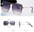 Women's Sunglasses Bee Style New Fashion Moth bug Square Metal Oversize Designer