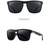 Men's Polarized Sunglasses Light weight Retro Square Fashion Shades Reflective Gafas Lentes