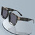 For Men Oversize Sunglasses Thick Frame Square J Balvin Royale Shades Fancy Square