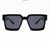Men Fashion Design Sunglasses Thick Frame Square Hip Hop Baller Royale Shades Fancy