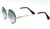 Men's Rimless Gold Frame Sunglasses Old School Vintage Round Diamond Cut Clear Lens  Hip Hop Migos
