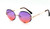 Men's Rimless Gold Frame Sunglasses Old School Vintage Round Diamond Cut Clear Lens  Hip Hop Migos