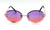 Men's Rimless Gold Frame Sunglasses Old School Vintage Round Diamond Cut Clear Lens  Hip Hop Migos