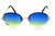 Men's Rimless Gold Frame Sunglasses Old School Vintage Round Diamond Cut Clear Lens  Hip Hop Migos