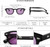 Mens Sunglasses Johnny Depp Robert Downey Tinted Blue Yellow Red Purple Lens Retro Classic Fashion