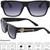 Men Sunglasses Fashion Design Black Frame Kleo Square Dark Lens Hip Hop Style Square Shades Gafas Lentes