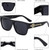 Men Sunglasses Fashion Design Black Frame Kleo Square Dark Lens Hip Hop Style Square Shades Gafas Lentes