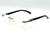 Men's Sunglasses Hip Hop Quavo Migos DIAMOND Rimless Square Frame Clear Lens New