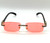Men's Sunglasses Hip Hop Quavo Migos DIAMOND Rimless Square Frame Clear Lens New