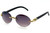 Men's Sunglasses Hip Hop Quavo Migos DIAMOND Rimless Square Frame Brown Lens New Rhine Stone
