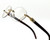 Men's Sunglasses Hip Hop Quavo Migos DIAMOND Rimless Square Frame Brown Lens New Rhine Stone