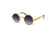 Diamond Buffs Gold Metal Round Migos Rap Hip-Hop Eye Glasses Clear Sunglasses Quevo  Gafas Lentes