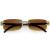 Men's Sunglasses Designer Hip Hop Quavo Migos DIAMOND Rimless Square Frame Clear Lens New Rhine Stone