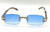 Men's Sunglasses Designer Hip Hop Quavo Migos DIAMOND Rimless Square Frame Clear Lens New Rhine Stone