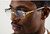 Men's Sunglasses Designer Hip Hop Quavo Migos DIAMOND Rimless Square Frame Clear Lens New Rhine Stone