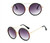 Women Sunglasses Fashion Fancy Designer Gold Frame Oversize Round Red Green New Gafas Lentes