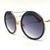 Women Sunglasses Fashion Fancy Designer Gold Frame Oversize Round Red Green New Gafas Lentes