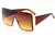 Men Women Sunglasses Oversized Big Large Vintage Single Lens Luxury Metal Rivet Trend Unique Female Eyewear Gafas Lentes