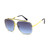 Men's SUNGLASSES DESIGNER OVERSIZE SQUARE RETRO GOLD FRAME SHADES WOMEN Metal Gafas Lentes