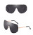 Men's Women's Sunglasses Design Fashion Oversize Shield New Style Polarized Lens  Gafas de Sol Lentes Espejuelos Moda Regalos Hombre Masculinos