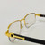 Fashion Rimless Metal Buffs Designer Eyeglasses Square Gold Clear Lens Glasses Gafas Lentes