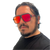 Men's Sunglasses Sport Fishing Golf Driving Red Fire Mirror Lens Glasses Shades Gafas Lentes