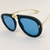 Men Women Sunglasses Fashion Folding Diamonds Bling Retro Pilot NEW Style Big Gafas Lentes