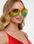 fashion sunglasses, bee sunglasses, rainbow lens, gold frame, fashion sunglasses, statement sunglasses, festival sunglasses, womens sunglasses, mens sunglasses, unisex sunglasses, sun glasses, designer inspired, trendy sunglasses, novelty sunglasses
