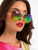 fashion sunglasses, bee sunglasses, rainbow lens, gold frame, fashion sunglasses, statement sunglasses, festival sunglasses, womens sunglasses, mens sunglasses, unisex sunglasses, sun glasses, designer inspired, trendy sunglasses, novelty sunglasses