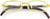 Fashion Rimless Metal Buffs Designer Eyeglasses Square Gold Clear Black Brown Lens Glasses Gafas Lentes
