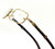 Fashion Rimless Metal Buffs Designer Eyeglasses Square Gold Clear Black Brown Lens Glasses Gafas Lentes