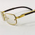 Fashion Rimless Metal Buffs Designer Eyeglasses Square Gold Clear Black Brown Lens Glasses Gafas Lentes