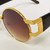 Men Women Sunglasses Round Fashion Retro Vintage New Designer Shades Gold Metal Round Gafas Lentes