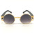 Men Women Sunglasses Round Fashion Retro Vintage New Designer Shades Gold Metal Round Gafas Lentes
