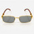 Fashion Gold Metal Frame Clear Migos Buffs Rap Hip-hop Shades New Hot Sunglasses Gafs Lentes Para  Hombres