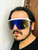 Sunglasses Women Mens Oversize Huge Visor Big Shield Mask Half Face Large Mirror Gafas De Sol Lentes Para Hombres Mujeres