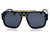 Men's Sunglasses Gold Metal Frame Square Vintage Retro Hip Hop Rap Black Brown  Gafas de Sol Lentes Oculos Moda Espejuelos Para Hombres y Mujeres