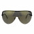 Women Mens Sunglasses Oversized Huge Owen Big Shield Mask Half Face Large Mirror Gafas de sol lentes de moda fashion designer Grande
