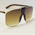 Designer Men Eye Glasses Sunglasses Vintage Black Gold Frame Black Brown Lens Model Gafas Lentes