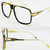 Men Designer Sunglasses Shades Aviator Gold Frame Classic Square Style Grandmaster Celebrity Model Gafas Lentes Para Mujer