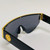 Men Women Sunglasses  Designer  Vintage Gold Frame Oversized