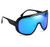 Men Women Designer Sunglasses Shades Fashion Oversize Single Lens