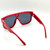 Men Women Oversize Sunglasses Flat Lens Square J Balvin Royale Shades