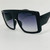 Women Men Sunglasses Designer Fashion Oversize Large Black Frame Luxury Shades