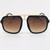 Men Sunglasses Square  Designer Gold Metal Bar  Shades