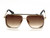 Men Designer Sunglasses Shades Gold Metal Frame Square Style Mach