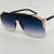 Men Women Designer Sunglasses  Shades Fashion Oversize Flat Lens Metal