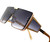 Men Women Designer Sunglasses  Shades Fashion Oversize Large  Flat Lens Metal
